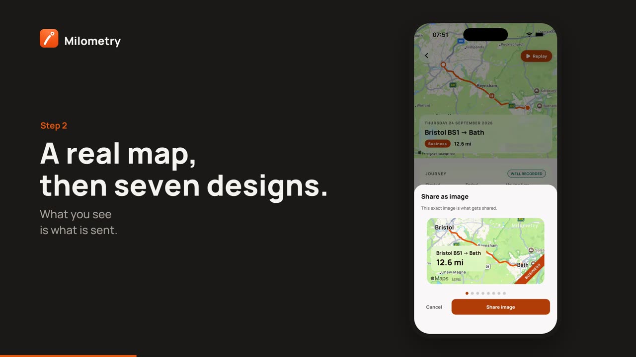 Sharing trip and month cards